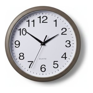 Reloj de pared (25,5x4cm) Gris paloma 68234 - Product Image 1