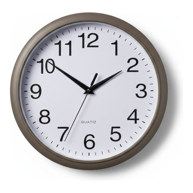 Wall clock (25.5x4cm) Dove Grey 68234