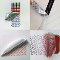 Factory Supply Anti Counterfeiting Security Label Tamper Evident Sticker with QR Code Printing