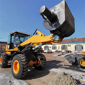 Chariot élévateur à fourche chargeur agricole tout-en-un fonction multi-usages <span class=keywords><strong>pelle</strong></span> à roues projet de construction bétonnière - Product Image 4