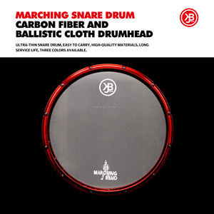 Drum Snare Profesional Beatello JBK 14-Inci untuk Marching Band, Drumhead Serat Karbon dan Kain Balistik untuk Penampil - Product Image 5