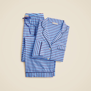 Set Pigiama in Misto Cotone Organico a Righe, <span class=keywords><strong>Abbigliamento</strong></span> <span class=keywords><strong>da</strong></span> <span class=keywords><strong>Notte</strong></span> Sostenibile Personalizzato per <span class=keywords><strong>Donna</strong></span> - Product Image 2
