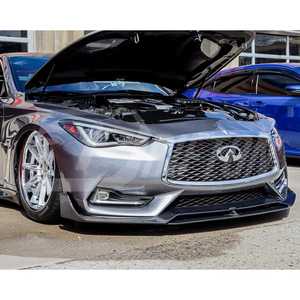 Pour séparateur avant en fibre de carbone Style Infiniti Q60 CMST - Product Image 2