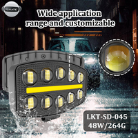 Projecteur LKT 5,5 pouces 12V 24V, phare LED, feu antibrouillard pour voiture, remorque, camion, tout-terrain, bateau, moto, accessoires de système d'éclairage