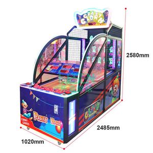 Machine de tir Clown Party à monnayeur en plastique, prix usine Creatfun, jeux d'arcade d'intérieur de lancer de balles pour 2 joueurs - Product Image 1