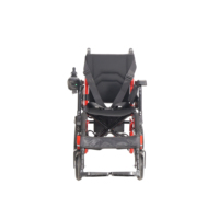 Fauteuil roulant électrique pour enfants, pliable côté gauche-droite, modèle compact mini avec fonctions de sécurité avancées 500156