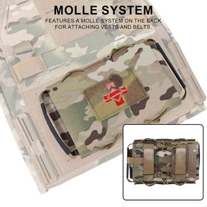 Pochette médicale tactique détachable en nylon 500D, camouflage original, trousse de premiers secours, pochette médicale tactique Molle pour ceinture tactique - Product Image 6