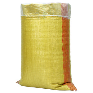 Bolsa Tejida Impermeable de Doble Capa Amarilla Yisen de 60g/m con Forro Interior para Embalaje de Entrega Exprés - Product Image 2