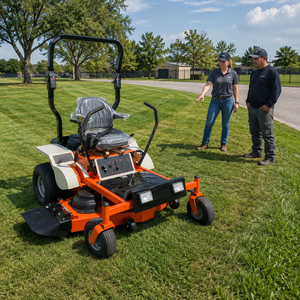 Professional Zero Turn <b>Mower</b> 50 Inch Cutting Width with Adjustable 1.5 to 5 Inch Cutting Height for Commercial Lawn Mowing - Product Image 4
