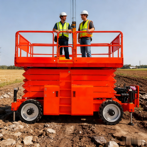 Wholesale Electric Crawler Hydraulic Mobile Scissor Lift One Man Hydraulic Scissor Lift Trolleys - Product Image 2