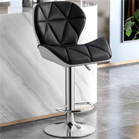 Tabouret de bar nordique moderne chaises haut pivotant cuisine café comptoir hauteur réglable pour application centre commercial