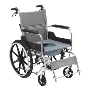 Fauteuil roulant manuel Ome à grandes roues, pliable, anti-basculement, pour personnes âgées - Product Image 1