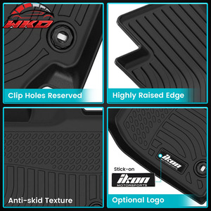 Tapis de sol antidérapants toutes saisons en TPE pour Toyota Crown Signia 23-25, ensemble de 3 pièces, remplacement de tapis robustes - Product Image 3