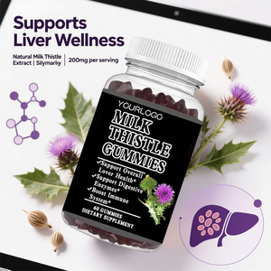 Complément Alimentaire Naturel à Base <span class=keywords><strong>de</strong></span> Plantes pour la Détoxification, la Réparation et le Soutien du Foie : Chardon-Marie et Racine <span class=keywords><strong>de</strong></span> Pissenlit sous Forme <span class=keywords><strong>de</strong></span> Bonbons Gélifiés - Product Image 5