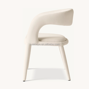 Juegos de comedor de cocina de interior minimalista moderno Hotel Restaurante Banquete Comedor Muebles Silla de comedor de tela - Product Image 3