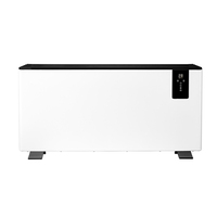 Radiateur convecteur au design moderne avec thermostat réglable, télécommande, fonctionnement silencieux et portable pour la maison et le bureau