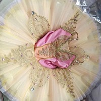 Jm530 Tutu de ballet classique pour enfants, tenue de performance pour filles ballerines