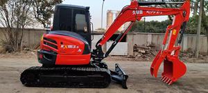 Excavadora japonesa original de 6 toneladas Kubota, excavadora hidráulica de orugas, precio barato - Product Image 5