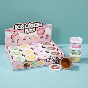 Candy Ice Cream Countless Silk Putty 4 Different Scented Mix Color Fluffy <b>Slime</b> Scented Diy <b>Slimes</b> Fidget Toy - Product Image 4
