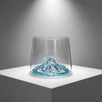 Ensemble de 6 verres à whisky rose coloré personnalisés en usine pour les fêtes à domicile et les bars