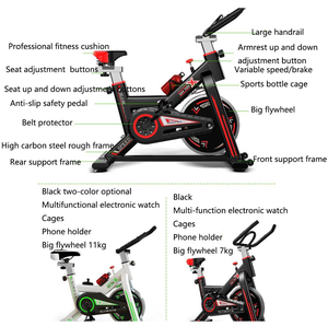 Nhà Máy Giá Trong Nhà Spin Bike Cardio Đào Tạo Đạp Xe Tập Thể Dục Từ Spinning Bike Thiết Bị Tập Thể Dục Xe Đạp - Product Image 3