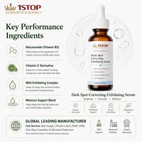 Suero Líquido Blanqueador e Iluminador con Niacinamida, Vitamina C y Regaliz, Corrección de Manchas Oscuras, Desarrollo de Fórmula Facial Personalizada