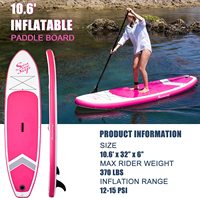 Promotion : Planche de paddle gonflable avec ailerons, entrepôt UE 2026