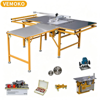 Scie à table pliante industrielle mobile pour la production en usine de meubles en contreplaqué