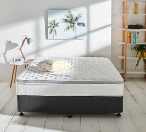 Matelas en mousse hybride Queen King Size à ressorts Lit en boîte matelas haut de gamme européen pour chambre à coucher hôtel - Product Image 1