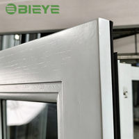 Fenêtre composite bois-aluminium sur mesure 86, double vitrage, pour travaux de construction résidentielle sur site