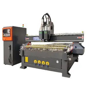 Salınan bıçak fabrika üretimi 1625 1612 salınan bıçak kesme makinası projektör ile cnc router mili