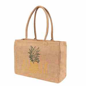 Bolsa de Yute Personalizada con Diseño Decorativo para la Playa, Maestras, Madres, Damas de Honor, Bodas, con Bolsillo Interior con Cremallera y Rayas - Product Image 6