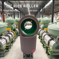 Nouveau rouleau en caoutchouc de riz de 10 pouces pour la maison ferme Paddy Husker roue jante Type pièces de machines agricoles