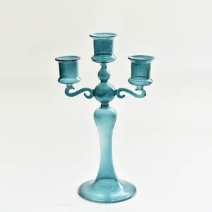 Sáng Tạo Pháp Thủy Tinh Taper Người Giữ Ngọn Nến Lãng Mạn Nến Cho Nhà Ăn Tối Bảng Trang Trí - Product Image 3