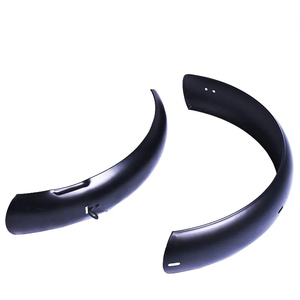 Aleación de aluminio 20 pulgadas delantero y trasero Ebike Mudguar Anowboard guardabarros plegable bicicleta guardabarros - Product Image 3