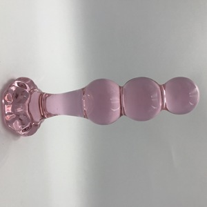 Base de flores Anal Crystal Rod Mujer Glass Butt Plug Juguete sexual para adultos Dispositivo de masturbación femenina - Product Image 6
