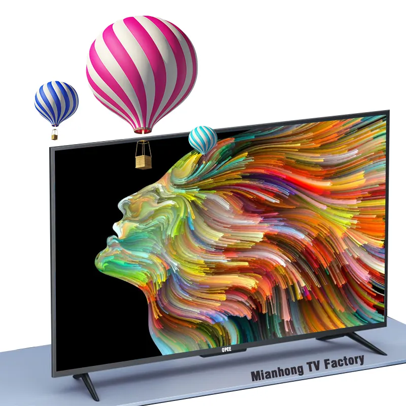 Guangzhou Verified Leveranciers 4K Uhd Flat Screen Tv Kopen In Bulk Groothandel 65 55 32 Inch Lcd Led Smart android Mi Tv Televisie