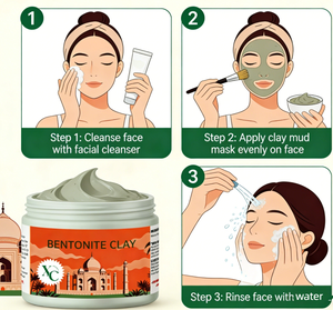 Maschera in Polvere di Argilla Naturale per la Cura del Viso, <span class=keywords><strong>Detox</strong></span> Profondo, OEM, Etichetta Privata, Vendita all'Ingrosso, Maschera di Argilla per Pulizia Profonda dei Pori - Product Image 6