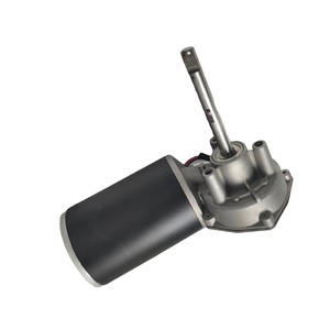 Universal Lubrication Pump Motor 63/76mm 12V 24V 100-180W DC <b>Worm</b> <b>Gear</b> Motor Low Noise Long Shaft - Product Image 2
