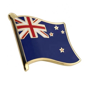 Fabricante Oneway, Bandera Nacional Personalizada de Metal Esmaltado Duro, con Baño de Oro Antiguo Moderno, Venta al Por Mayor - Product Image 6