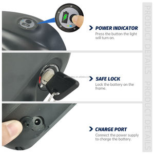 ชุดแบตเตอรี่จักรยานไฟฟ้า 48v ลิเธียมไอออน 20ah ชาร์จได้ สำหรับจักรยานไฟฟ้า <span class=keywords><strong>Super73</strong></span> - Product Image 4