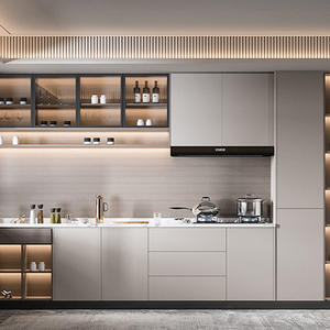 Juego Completo de Muebles de Cocina de Madera para Apartamento - Diseño Moderno, Tamaño y Color Personalizables - Product Image 6