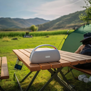 Enceinte portable stéréo professionnelle 20W, Boombox portable avec basses puissantes, lecture multi-formats, Bluetooth sans fil - Product Image 6