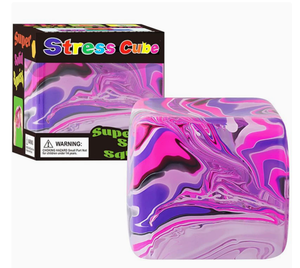 ของเล่นบีบคลายเครียด Schylling NeeDoh Nice Cube Swirl รุ่นใหม่ ของแท้ คุณภาพเยี่ยม สีสันผสมผสานสวยงาม (1 ชิ้นต่อแพ็ค) - Product Image 2