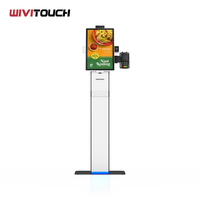 Fast Food Restaurant Payment Kiosk Self-Service Ordering Machine Android Tablet with 58mm Printer