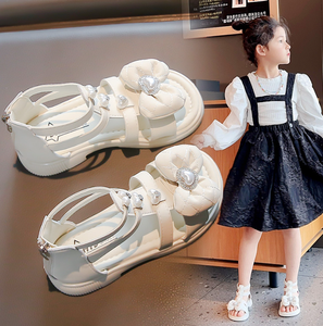 Sandalias de Playa de Diseño Nuevo al por Mayor, Zapatos Planos Casuales, Sandalias Deslizantes para Niñas - Product Image 3