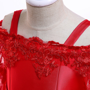 Nuevo Vestido de Princesa HP para Niñas, con Hombros Descubiertos, Encaje, Manga Larga, Elegante, para Cumpleaños, Desfiles, Actuaciones - Product Image 6