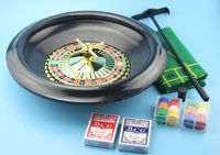 Professionelles Luxuriöses Hochwertiges 16-Zoll Roulette-Rad Casino Fortgeschrittenes Roulette Professionelles Massivholz-Roulette-Rad