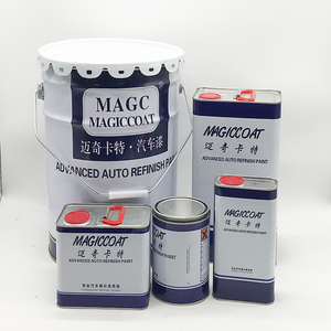 Seau en métal de 5 L, anti-rouille, étanche, pour utilisation industrielle avec des solvants chimiques et de la peinture - Product Image 1