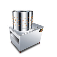 Nouvelle Plumeuse à Volaille Portable Entièrement Automatique de Haute Qualité en Acier Inoxydable pour Poulets et Cailles, 30 Mini Plumeuses à Oiseaux